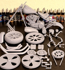 HUGE CUSTOM CHOPPER KIT IN 1/6 SCALE (Design & Build Your Own)