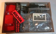Bandai Japan 1/20 Scale Nissan Silvia S110 Datsun 200sx Red Plastic Model Kit A+