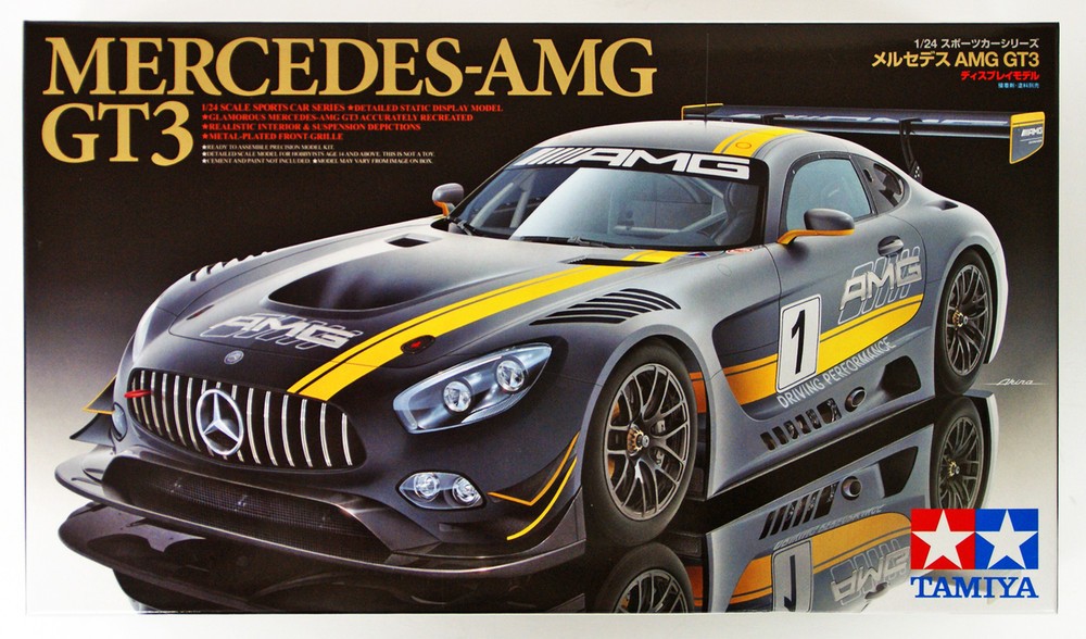 TAMIYA Tamiya Tamiya Tamiya Tamiya Tamiya 1/24 Mercedes Amg Gt3 24345 2024 2024