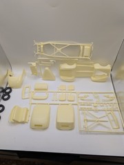 Testors 105 Scale 1/25 1948 Ford Convertible Open Box Instructions Included