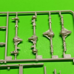 1972 Ford Pickup Truck Moebius 1/25 Frame Chassis Axle Rear End F-250 Ranger 4×4