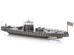 USS MONITOR & USS MERRIMACK IRONCLAD SHIPS STEEL MODEL KIT BY METAL EARTH ICX231