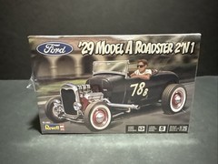 Revell 1929 Ford Model A Roadster 2 ‘N 1 1:25 Scale Model Car Kit New