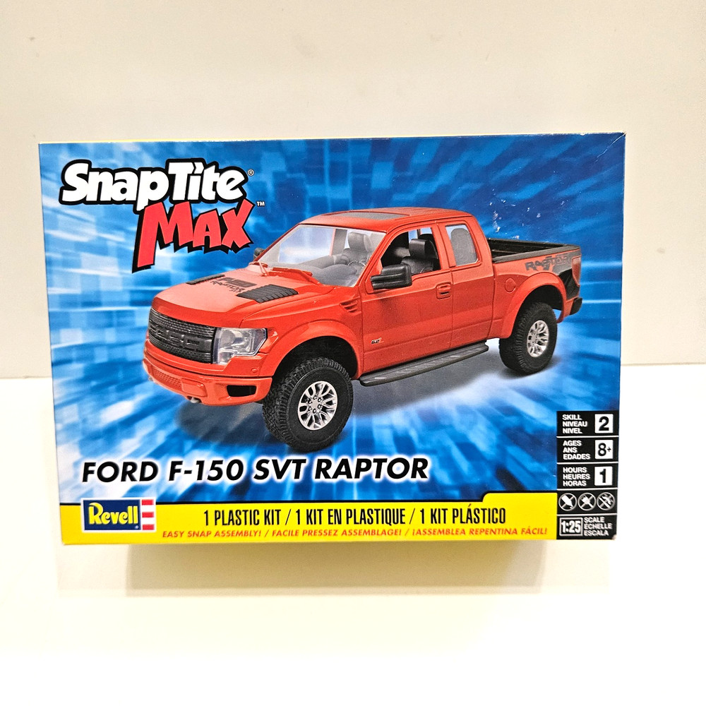 1/25 REVELL SNAP TITE MAX FORD F-150 SVT RAPTOR #85-1233 NEW MODEL KIT