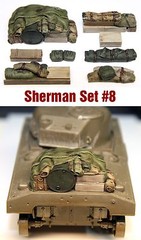 1/35 Scale Sherman Engine Deck Set #8 Value Gear Details – Resin Stowage