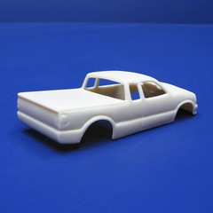 JFSL23 H:O scale Chevy Sonoma Pro Mod Truck resin slot car body Jimmy Flintstone
