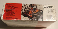 Lindberg Color Me Gone 1964 Dodge 330 Super Stock Model sealed kit 1996 MOPAR