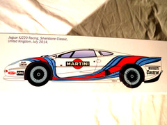 1/24 Italeri Jaguar XJ 220 Martine Racing Silverstone Classic UK 2014 # 3669