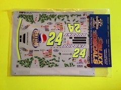 2003 Jeff Gordon #24 Pepsi Billion Dollar 1/24 Slixx Water Slide Decal Sheet