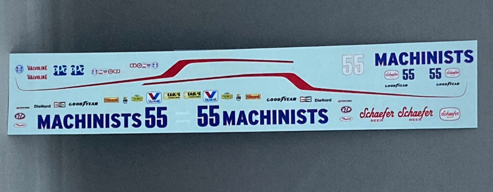 Indycal 1/25 Car 55 Machinists 84 March
