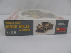 MiniArt 1/35 Scale British Scout Car Dingo Mk.Ia w/ 2 Figure Crew #35087 NOS