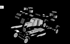 Master Box 72007 British Armoured Car Austin MK III WWI 1/72