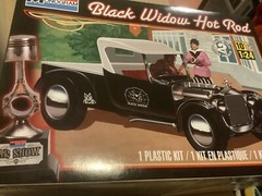 1 24 scale model parts Black Widow Hot Rod Plastic Axle Rod No Box