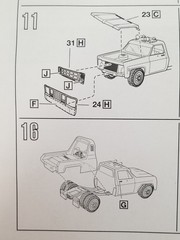 1979 GMC Captain Hook Wrecker GRILLE for Revell 1:25 Model Kit 79 Tow Truck