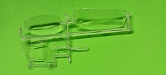1957 Chevy Bel Air Hardtop 1/25 OLD REVELL TOOLING Glass Windshield Back Clear