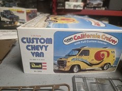 Revell Car Craft California Cruiser Custom ChevyVan 1:25 1976 open box Complete