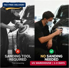 Toretark Headlight Restoration Kit – No-Sanding, Restore Yellowed, Foggy Headlig