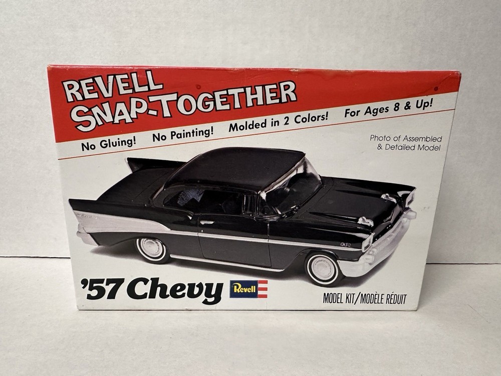 Revell 1957 Chevy Snap Together 1:32 Model Kit #1101 1979 (complete / unbuilt)