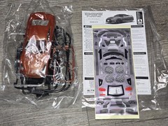 USA Stock Aoshima 1/32 The Snap Kit Nissan GT-R Ultimate Shiny Orange 07-A 56387