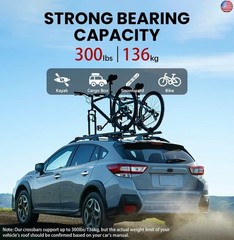 300lbs Roof Rack Cross Bars Compatible with Subaru Crosstrek 2024 2025 2026