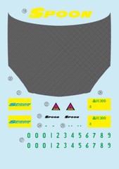 Fujimi 1/24 ACURA INTEGRA Type R DC5 SPOON Plastic Model Kit