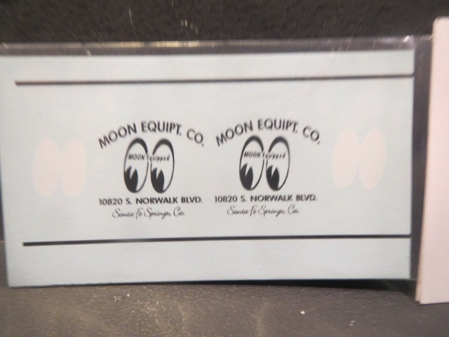 NEW!! Mooneyes Truck 1/25th Decal from Fremont Racing
