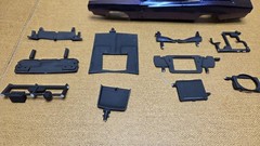 1968 Dodge Charger R/T PAINTED BODY SHELL & MORE 1:25 Revell NEW Model PARTS