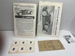1/18 HUBLEY CLASSIC METAL KIT 1932 MODEL SJ DUESENBERG 150 PARTS