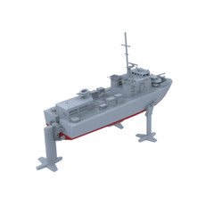SSC1200761S 1/1200 USS Flagstaff Class Patrol Gunboat Hydrofoil (PGH-1) FULLHULL