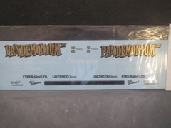 Pandemonium Camaro F/C 1/25 Decal from Fremont Racing Specialties