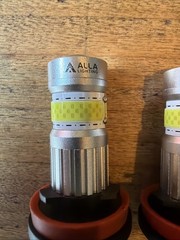 Alla Lighting 2800lm H8 H11 LED Fog Lights Bulbs, 6500K Xenon White H16