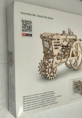 New UGEARS Mechanical Tractor Model Kit New Sealed Building Set one corner flaw