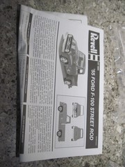 Monogram 55 Ford F-100 Street Rod Model Kit-All Parts Sealed
