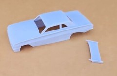 ABS-LIKE RESIN 3D PRINTED 1/25 1961 OLDSMOBILE F85 PRO MOD BODY WITH WING