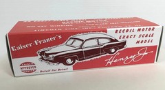 1951 Kaiser Frazer Henry J Promo Model REPLICA BOX ONLY..NO CAR..NOT ORIGINAL