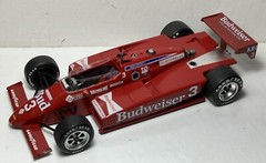 1/25TH SCALE 1984 BUDWEISER LOLA, MARIO ANDRETTI INDY 500, CART, INDY RESIN