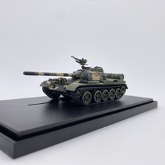 New 1/72 Chinese Army Type ZTZ-59 Tank Tricolor Camouflage Plastic Model.