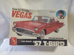 Sealed. Vintage (1979) ’57 T-Bird model by AMT, from the TV show Vegas.