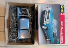 Vintage 1994 Revell #7146 1967 CHEVELLE #SS396 Muscle Car Model Kit Complete