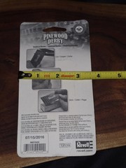 2014 Revell Pinewood Derby (2) Wedges And Wheels, Chassis, Bar And Coil Weights