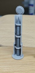 3D printing 1/350/700 China’s Dongfeng-5C intercontinental missile Unpainted