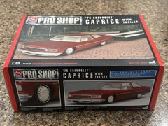 AMT 1976 CHEVY CAPRICE W/ TRAILER FACTORY SEALED INSIDE KIT! CIRCA 1999! VMCP!
