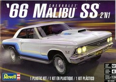 1966 Malibu FRONT BUMPER GRILL HEADLIGHTS from Revell Monogram 1:24 Model Kit 66
