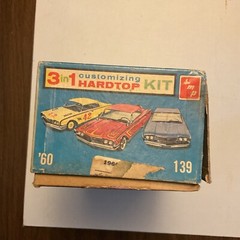 BOX ONLY. 1960 AMT 3 in 1 Customizing Hardtop Kit 139