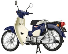 Pre July9 NEXT No6 EX-1 Honda Super Cub 110 Urbain Denim Blue Metallic Model Kit