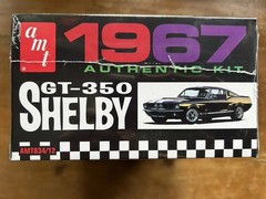 AMT 1967 Ford Mustang Shelby GT-350 Black 1:25 Scale Model Kit New Sealed