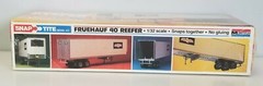 Monogram 1206 Fruehauf 40′ Reefer Trailer Snap-Tite 1/32 Scale 1980, New Sealed