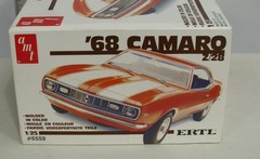 AMT 1968 CHEVY CAMARO HARD TOP MODEL KIT 1:25 BOXED 6559