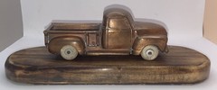 1948 GMC FC Pickup Promo 1/29 National Products Wood-base Mounted Bronze Award