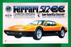 RARE TILT TOKYO FERRARI 512BB Berlinetta Boxer Yellow 1/24 Model Kit NEW IN BOX